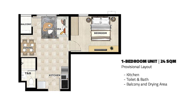 1 Bedroom Unit Plumera Mactan