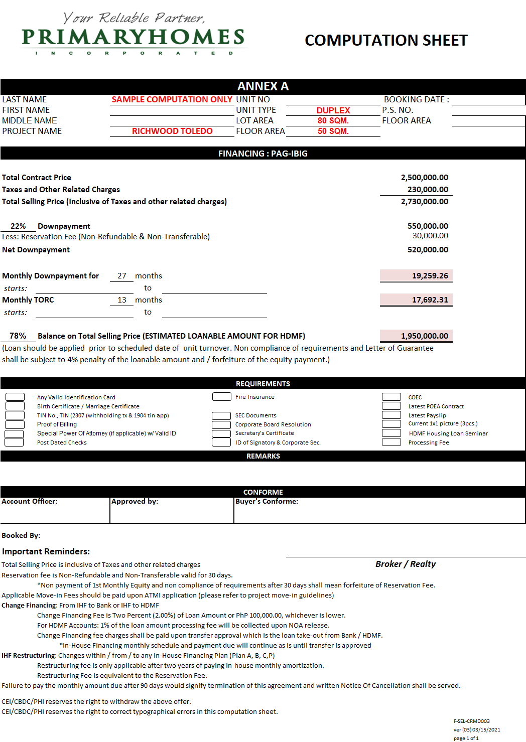 2,730,000 DUPLEX 