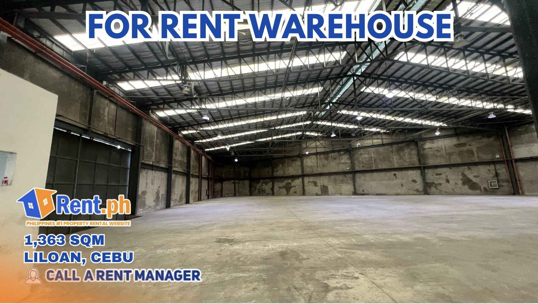 WAREHOUSE FOR RENT 1,363.37 SQM
