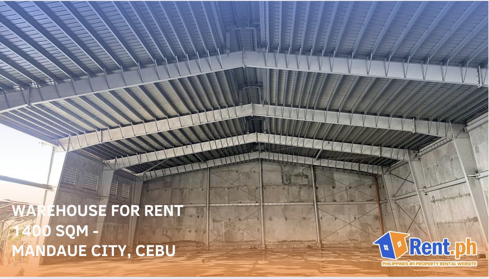 WAREHOUSE FOR RENT 1,400 SQM