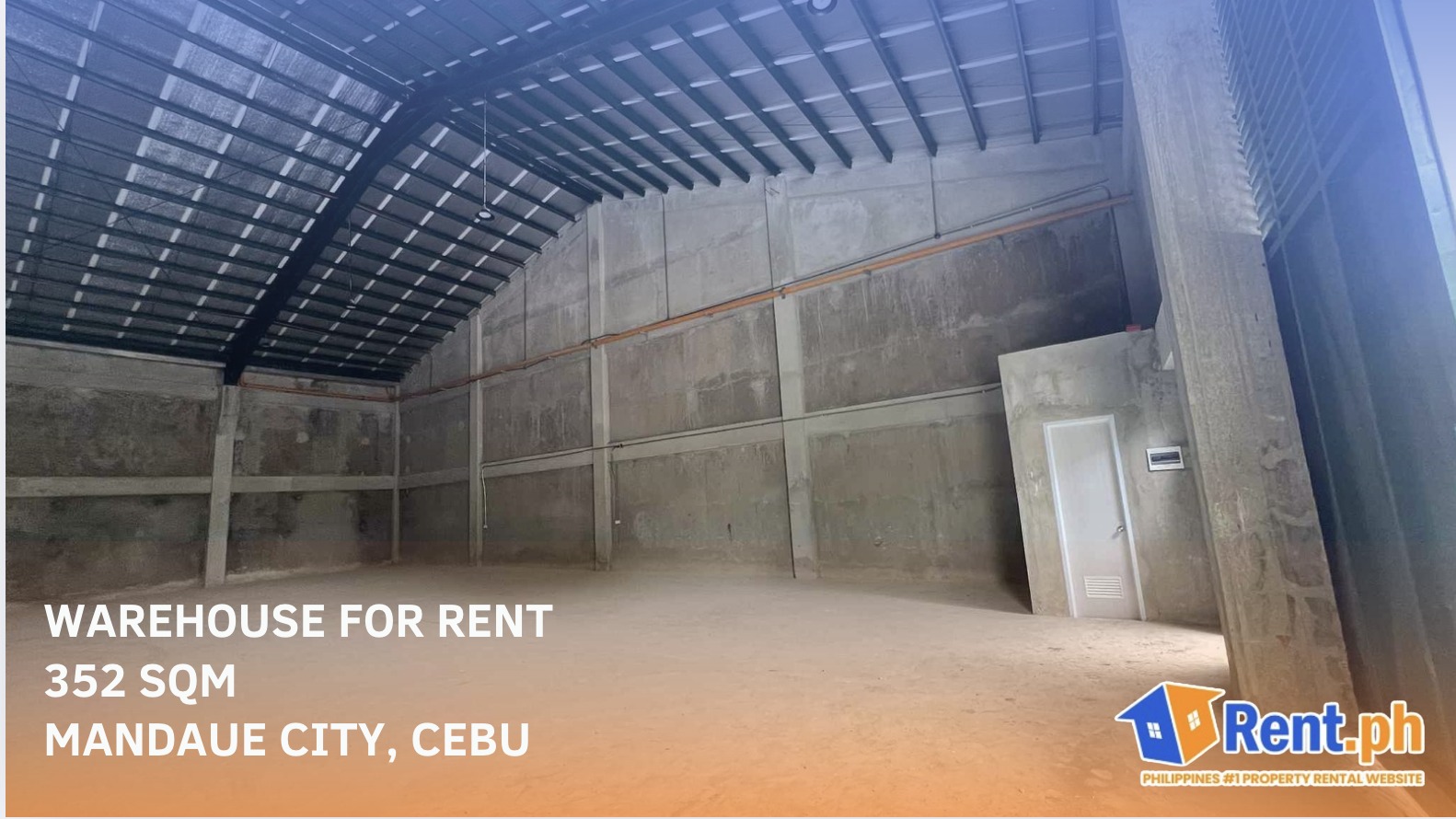 WAREHOUSE FOR RENT 352 SQM
