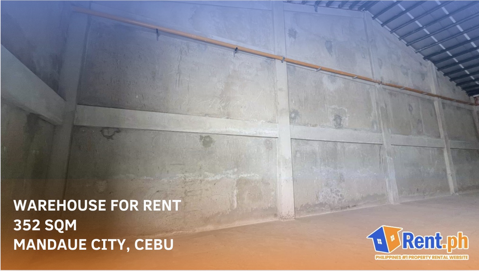 WAREHOUSE FOR RENT 352 SQM